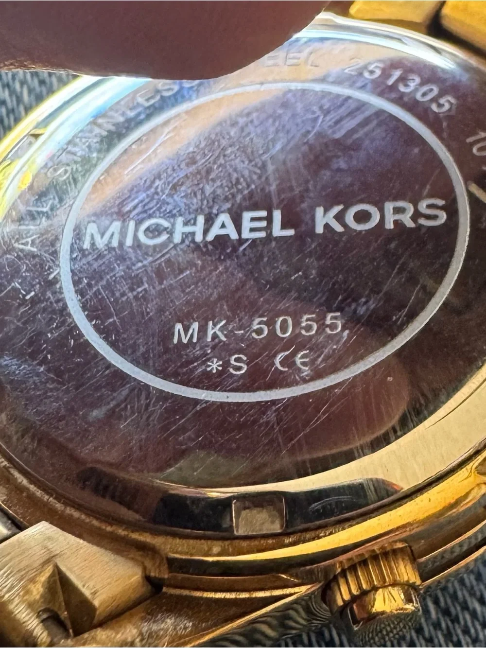 Michael Kors Rose Gold Men’s Chronograph Bracelet Watch with White Dial